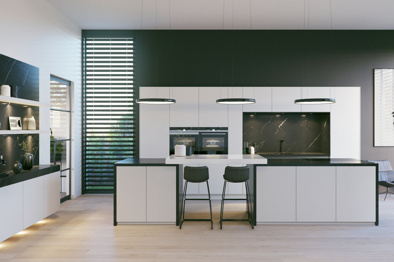 Modern Black Marble