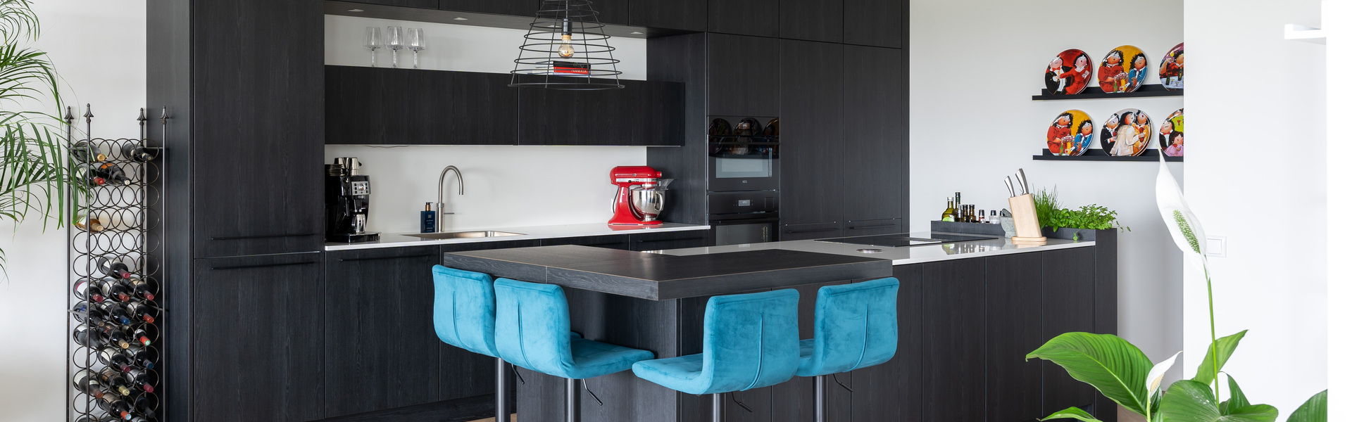 stoere keuken met speelse elementen