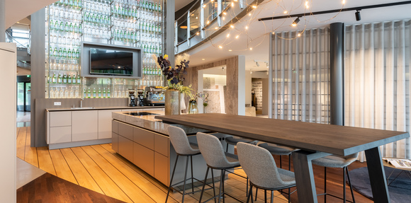 nieuwe showroom keuken aan de Oude Rijn