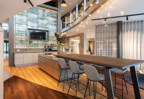 nieuwe showroom keuken aan de Oude Rijn