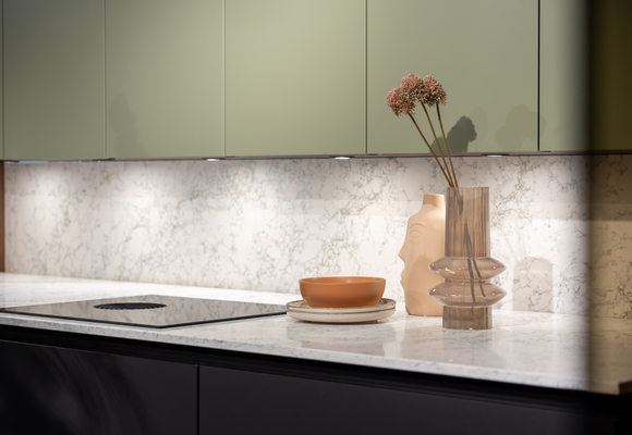 stijlvolle keller keuken in onze intermat showroom