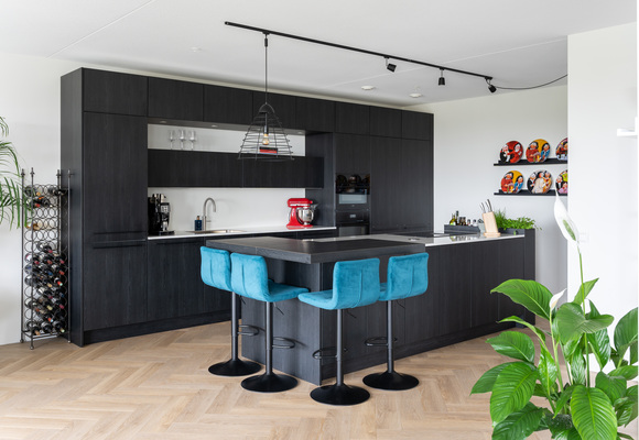 stoere keuken met speelse elementen