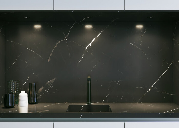 Modern Black Marble