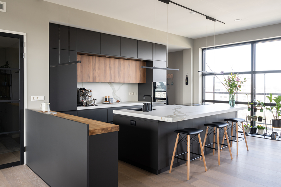2-in-1: urban keuken en bijkeuken