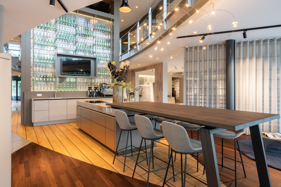 nieuwe showroom keuken aan de Oude Rijn