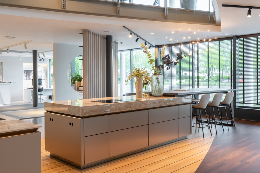 nieuwe showroom keuken aan de Oude Rijn