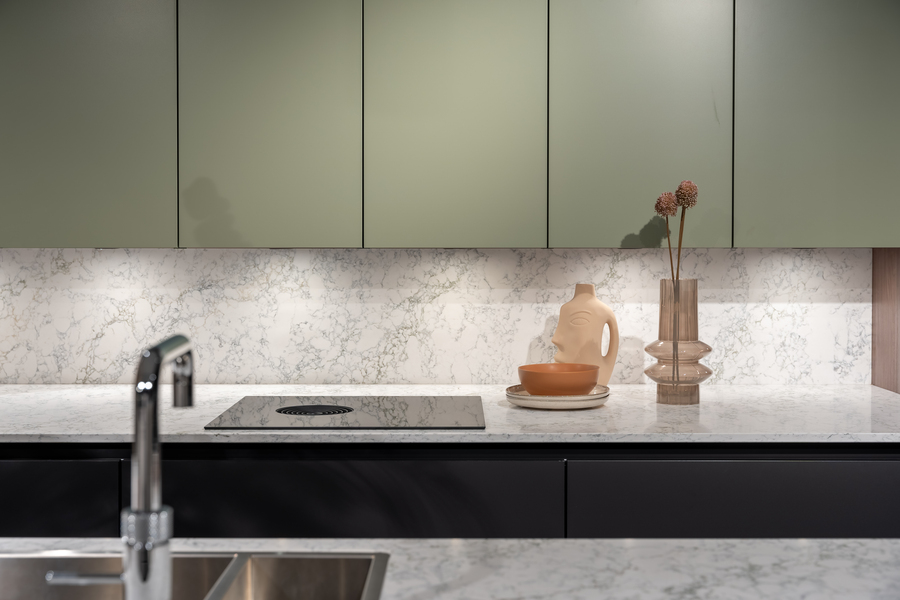 stijlvolle keller keuken in onze intermat showroom
