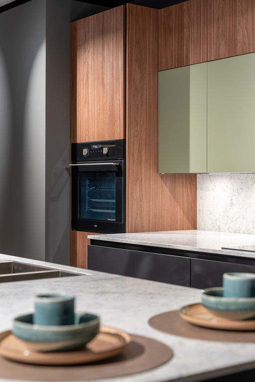 stijlvolle keller keuken in onze intermat showroom