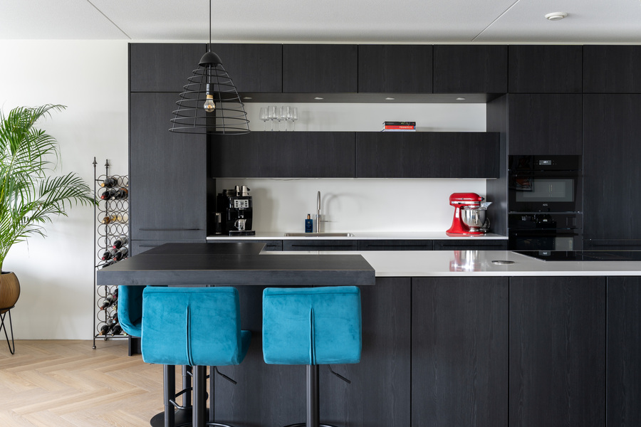 stoere keuken met speelse elementen