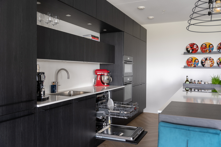 stoere keuken met speelse elementen